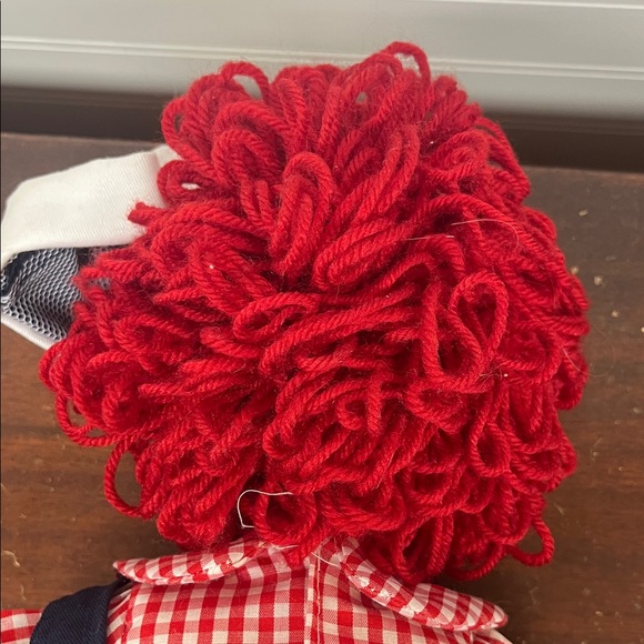 16” Raggedy Andy Porcelain Doll with sailboat - Picture 7 of 11